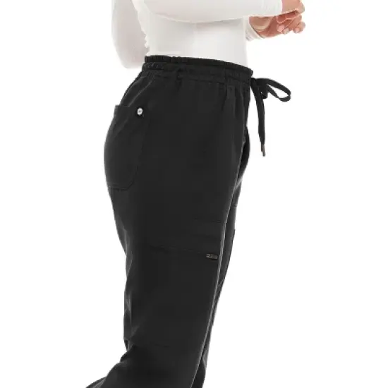 Medichic Women's Seven Pocket Cargo Scrub Pants Joggers with 4-Way Stretch image {4}