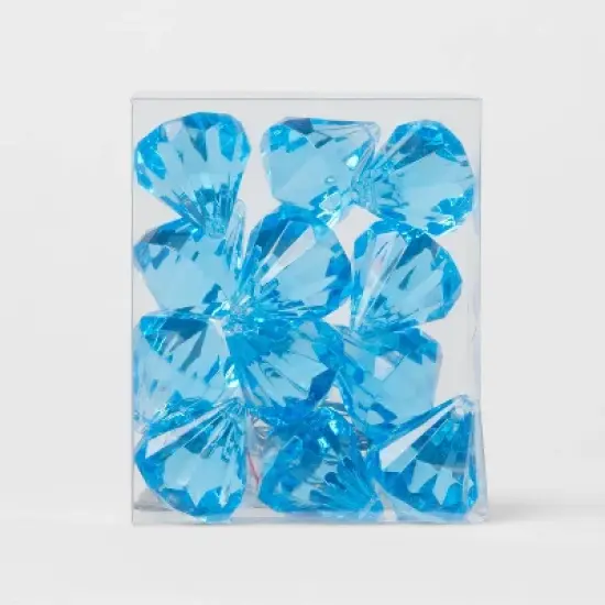 12pc Acrylic Diamond Christmas Tree Ornament Set - Wondershop&trade; image {2}