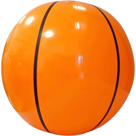 4E's Novelty 20" Inflatable Basketballs &ndash; 12 Pack for Pool Games & Basketball Party Decorations image {6}