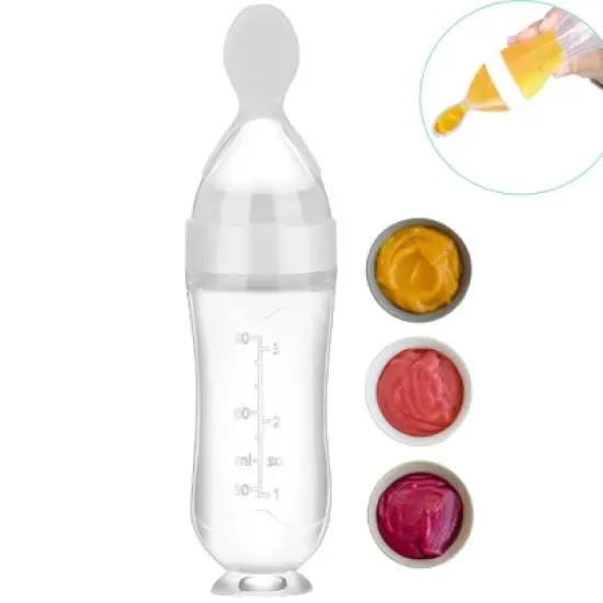 Lulyboo Easy Squeeze Spoon Feeder - Clear image {5}