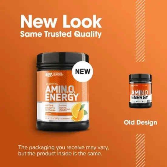 Optimum Nutrition, Essential Amino Energy, Powder, Orange Cooler, 65 Servings image {7}