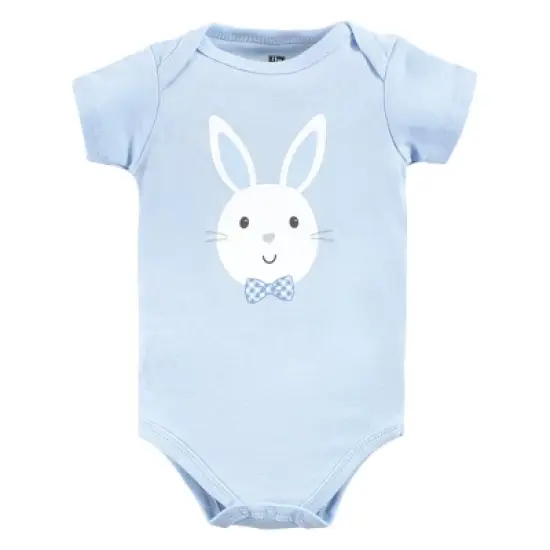 Hudson Baby Infant Boy Cotton Bodysuits, Hoppy Easter image {4}