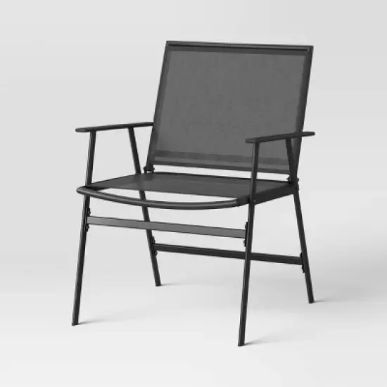 4pc Sling Patio Conversation Set - Black - Room Essentials&trade; image {2}