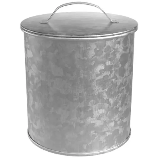 Amici Home Newport Collection Galvanized Metal Storage Canister, Food Safe image {10}