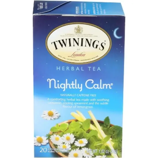 Twinings Nightly Calm Herbal Tea - Case of 6 - 20 Bags image {1}