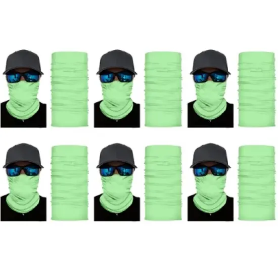 6 Pack Neck Gaiters Versatile for Outdoor Sports Work or Travel image {9}