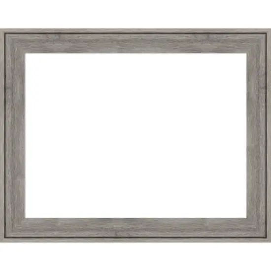 Amanti Art Regis Barnwood Grey Framed Dry Erase Magnetic Board image {12}
