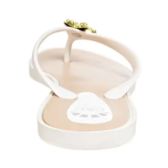 C&C California Women's Gold Medallion Flip Flop Thong Sandal image {2}