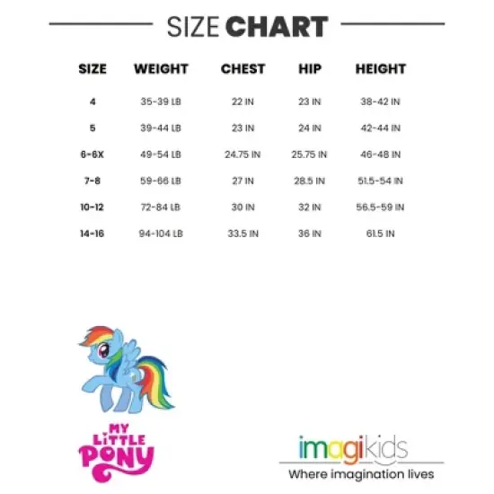 My Little Pony Rainbow Dash Girls French Terry Pullover Crossover Hoodie Toddler to Big Kid  image {6}