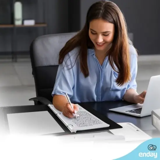 Enday 0.5-Inch 3-Ring View Binder With 2-Pockets - 6 Packs image {6}