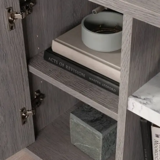 East Rock Contemporary Nightstand Ashen Oak - Sauder image {4}