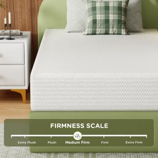 BestMassage 5 Inch Mattress Gel Memory Foam Mattress Medium Firmness Mattresses for Cool Sleep & Pressure Relief CertiPUR-US Certified image {3}