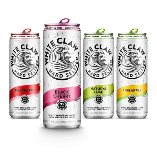 White Claw Hard Seltzer Variety Pack - 12pk/12 fl oz Slim Cans image {2}