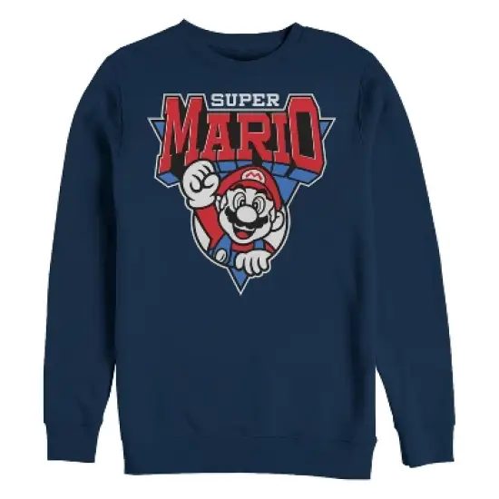 Men's Nintendo Team Super Mario Emblem Sweatshirt image {2}