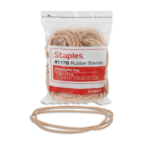 Staples Rubber Bands Size #117B 808016 image {3}