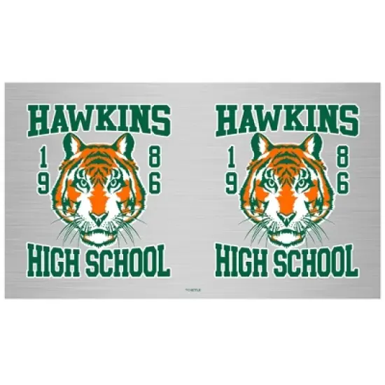 Stranger Things Hawkins High School Logo Stainless Steel Water Bottle image {1}