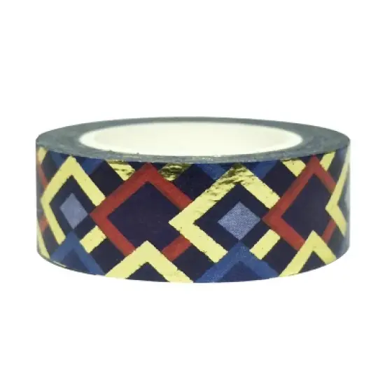 Wrapables Washi Masking Tape, Metallic and Moody Group image {28}