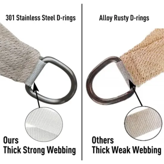 Outsunny 20' x 16' Rectangle Patio Sun Sail Shade Canopy Cloth image {5}