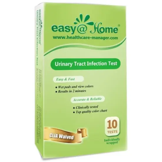 easy@Home Urinary Tract Infection (UTI) Test Strips - 10ct image {3}