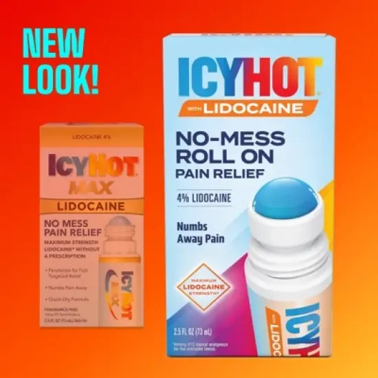 Icy Hot Max Pain Reliever No Mess Applicator with Lidocaine - 2.5oz image {2}