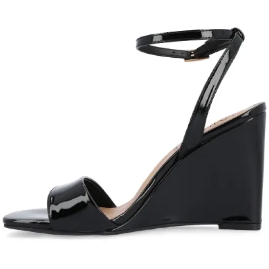 Journee Collection Womens Konna Tru Comfort Foam Mid Heel Wedge Sandals image {1}