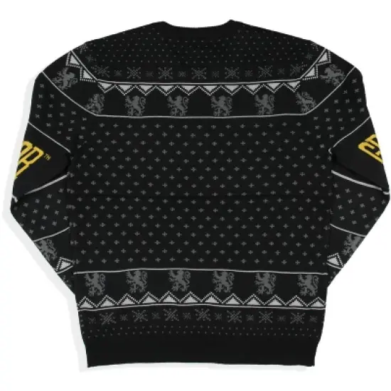 Harry Potter Men's House Crests Ugly Christmas Sweater - All 4 Houses Available image {5}