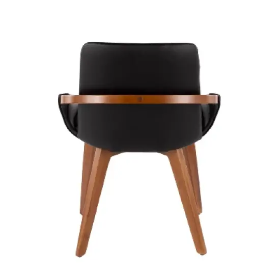 Cosmo Mid-Century Modern Chair Black/Walnut - LumiSource image {4}