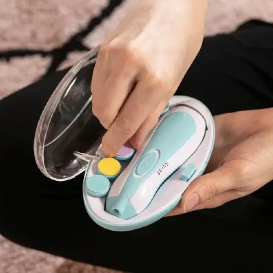 Nasal Aspirator & Electric Baby Nail Trimmer &ndash; Safe, Gentle, and Versatile Baby Grooming Set with Soothing Music image {4}