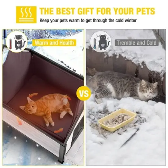 Aivituvin Insulated Dog House with Liner Inside| Iron Frame-AIR80/81/87-IN image {9}