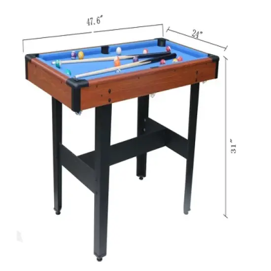 3 in 1 Multi Game Table,48-in Combination Game Table with Pool, Glide Hockey, and Table Tennis for Home, Game Room, Adult Kids Gifts image {2}