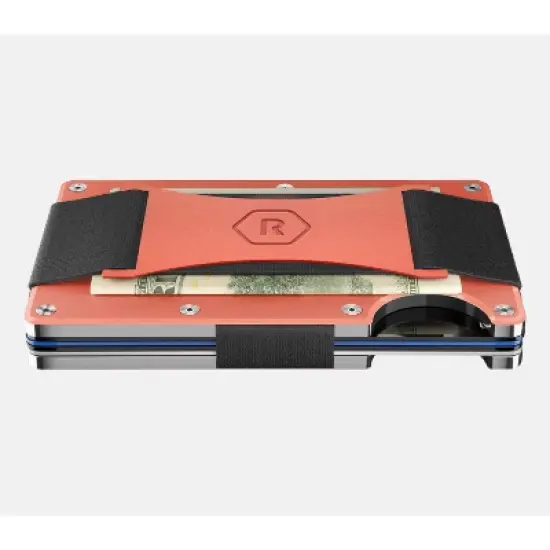 Ridge Wallet - Coral - Cash Strap image {3}