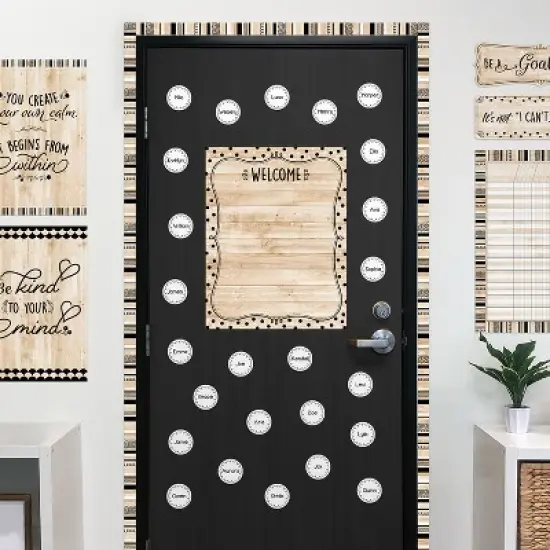 Creative Teaching Press&reg; Core Decor Black, White, and Wood Classroom Essentials 4-Chart Pack image {3}