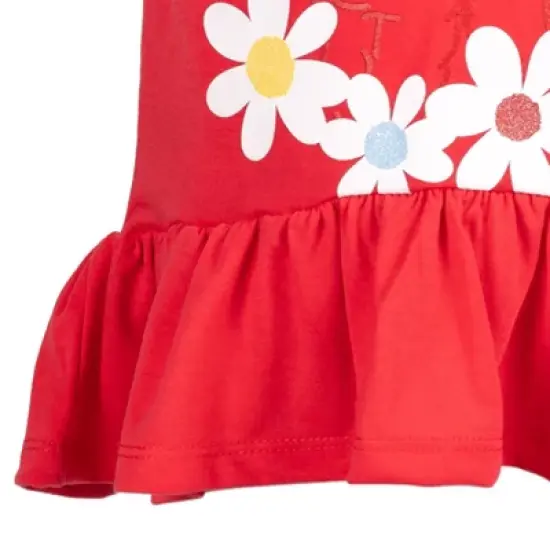 Sesame Street Big Bird Cookie Monster Elmo Baby Girls Pullover T-Shirt and Leggings Outfit Set Infant image {7}