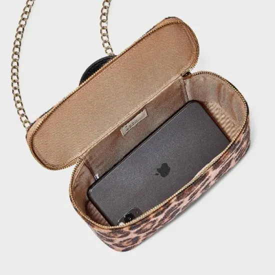 Vanity Crossbody Bag - A New Day&trade; Leopard image {3}