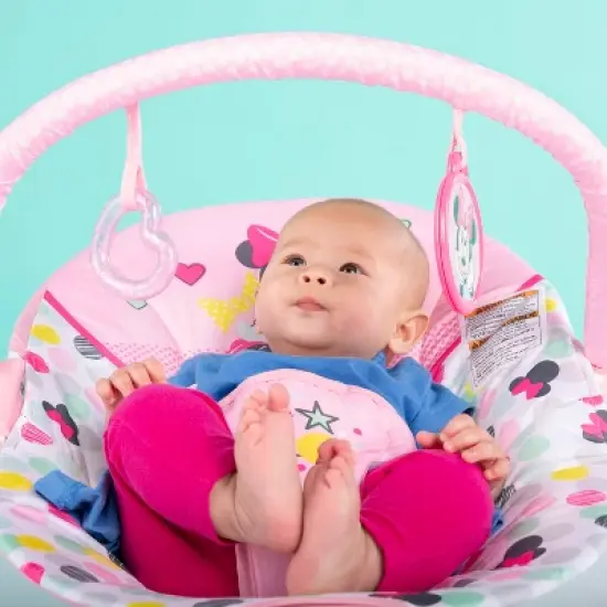 Bright Starts Minnie Mouse Spotty Dotty Vibrating Bouncer image {5}