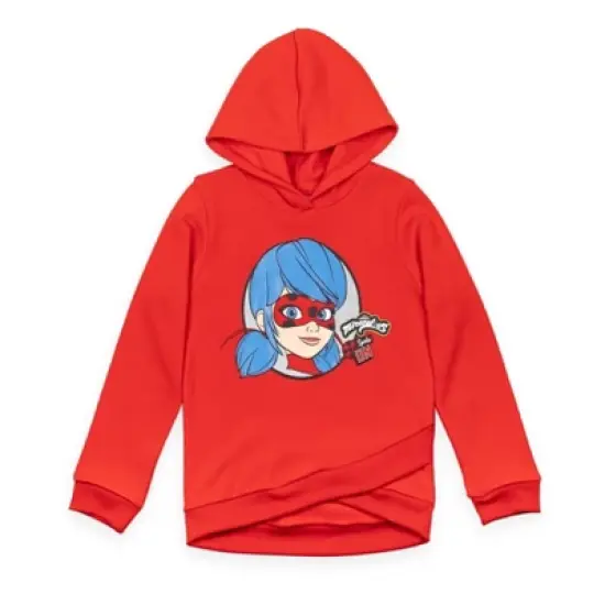 Miraculous Ladybug Cat Noir Girls Fleece Hoodie Little Kid to Big Kid image {9}