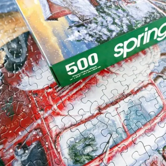 Springbok Holidays on the Farm Jigsaw Puzzle - 500pc: Memory Skills, Creative Thinking, Cardboard Material image {6}