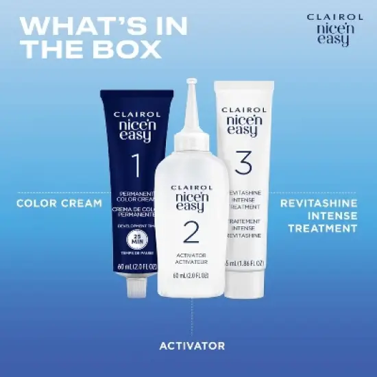 Clairol Nice'n Easy Permanent Hair Color Cream Kit - Red image {3}