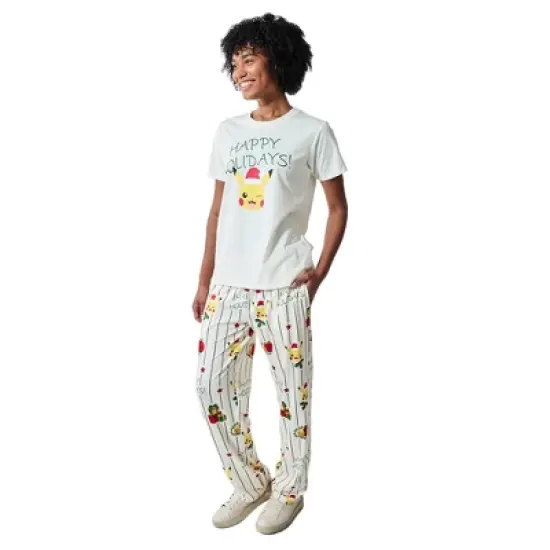 Pokemon Pikachu Happy Holidays Women's 2-Pack Sleep Set image {1}