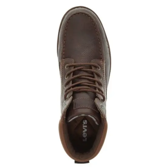 Levi's Mens Dean SH Vegan Leather Lace Up Moc Toe Rugged Casual Boot image {1}