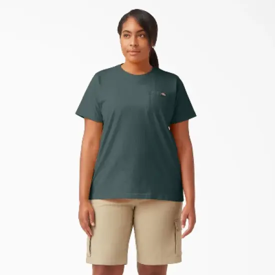 Dickies Women's Plus Heavyweight Short Sleeve T-Shirt image {8}