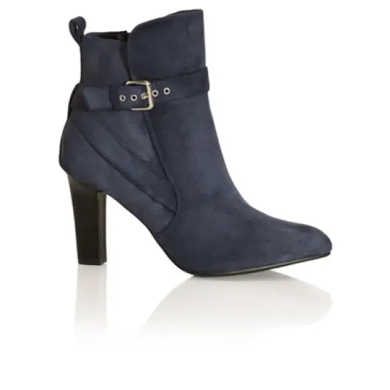 Women's Plus Size WIDE FIT Tara Ankle Boot - blueberry | CITY CHIC image {6}