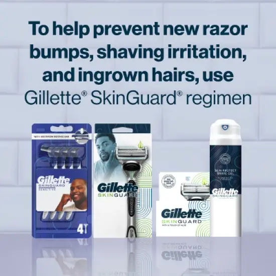 Gillette SkinGuard Razor + 2 Blade Refills image {6}