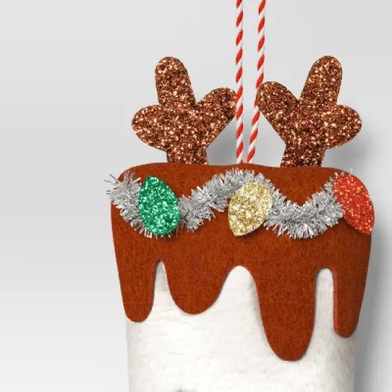 6" Christmas Fabric Ice Cream Bar Ornament - Wondershop&trade; image {2}
