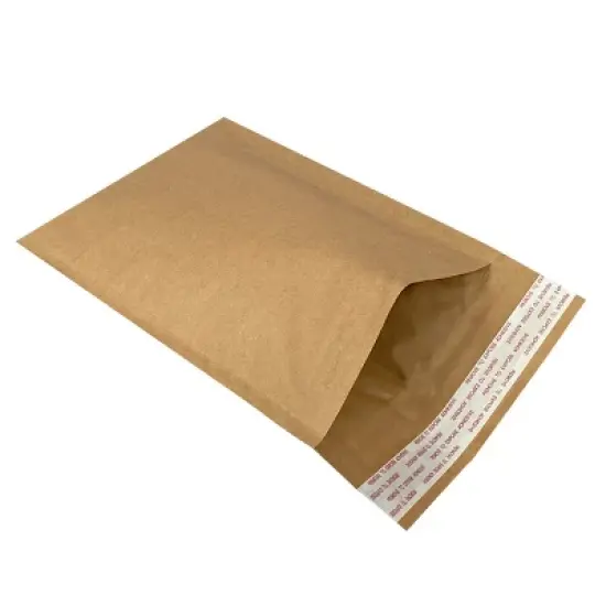 UOFFICE Dark Brown Kraft Bubble Mailer (50 Pack, #6 - 12.5" x 18") image {3}