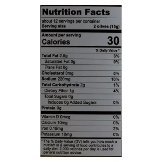 Divina - Organic - Kalamata Olives - Case of 6 - 10.2 oz image {1}