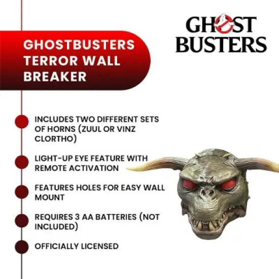 Trick Or Treat Studios Ghostbusters Terror Dog Wallbreaker Halloween Decor image {5}