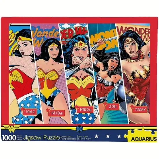 Aquarius Puzzles DC Comics Wonder Woman Timeline 1000 Piece Jigsaw Puzzle image {1}