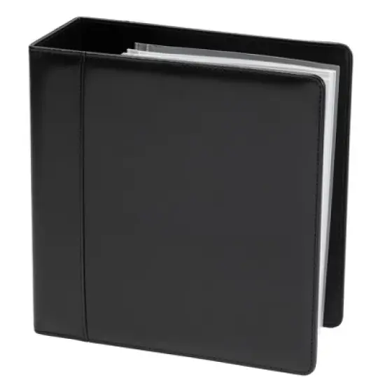 Juvale 4-Inch Theater Binder with 30 Sleeves, 3-Ring Organizer with Clear Sheet Protectors for Gifts, Show-Bills Holder image {2}