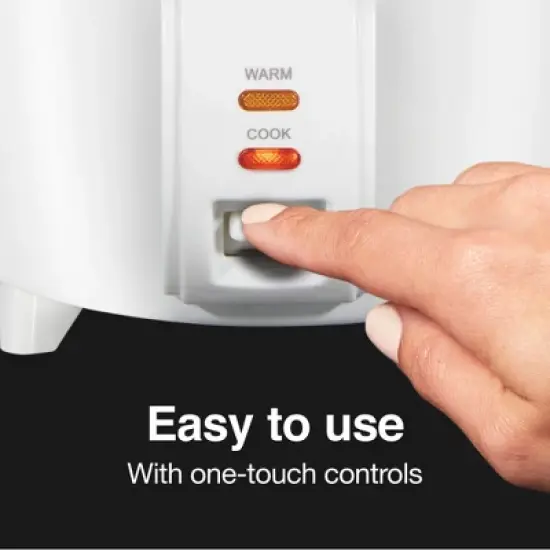 Proctor Silex 10 Cup Rice Cooker & Steamer White 37533G image {2}